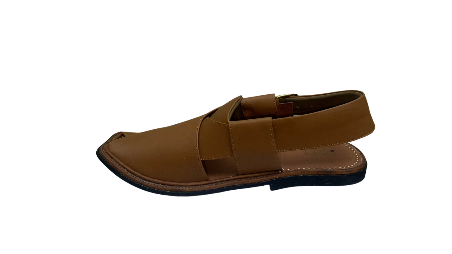 Premium 2.0 Autumn Brown Peshawri Chappal #SZ02