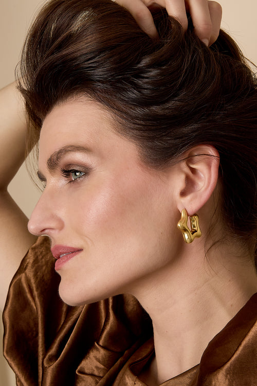 Hoop Earrings Star Casual Daily Simple Series Women's jewelry