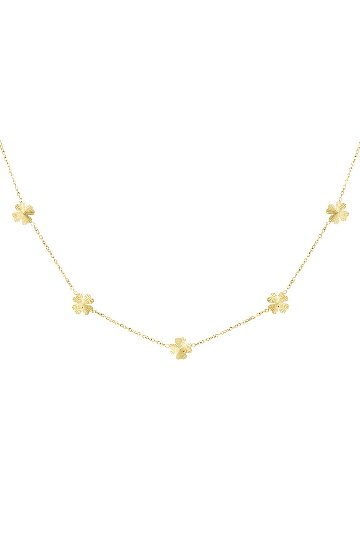 leafy luck necklace
