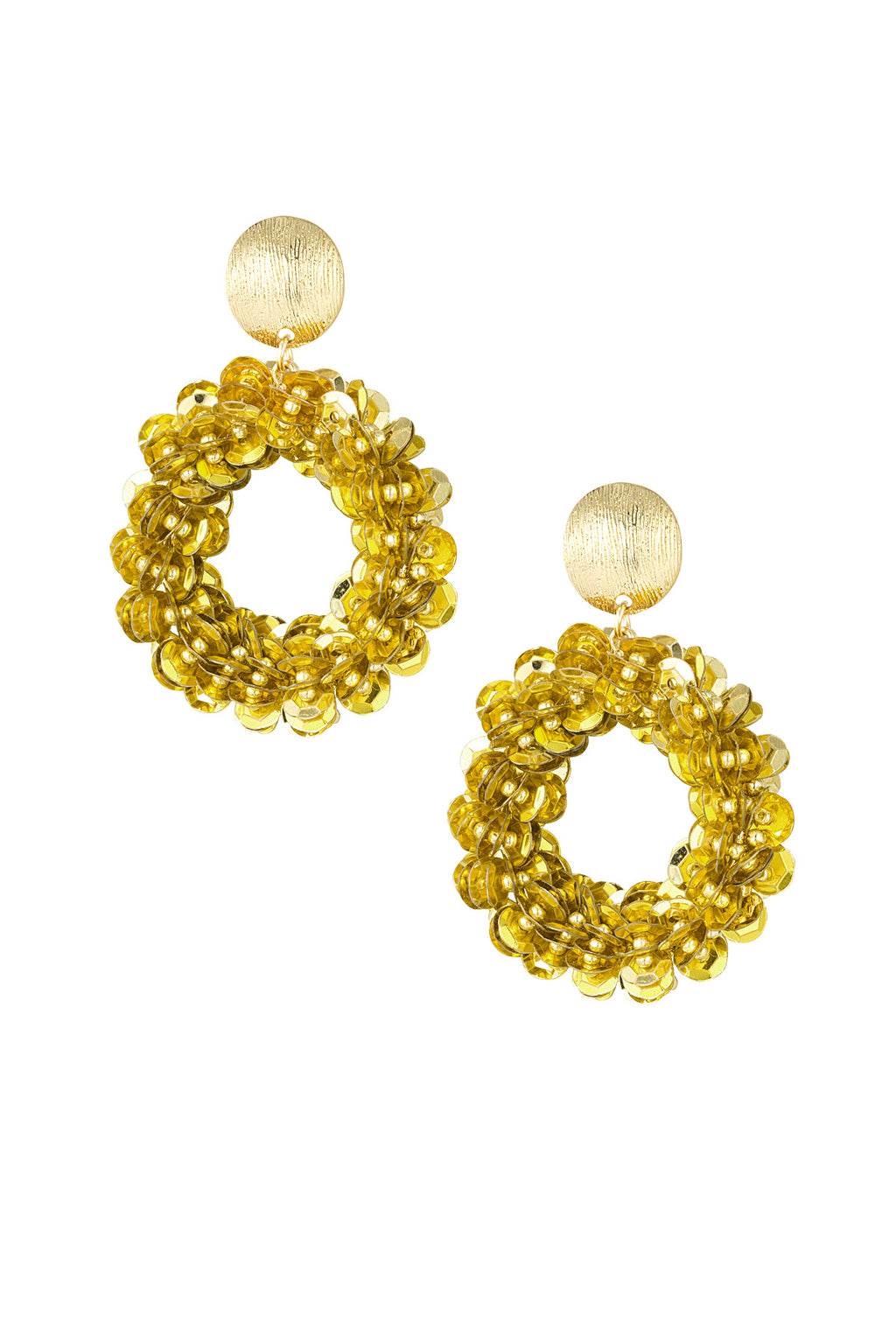 sequin spark earrings