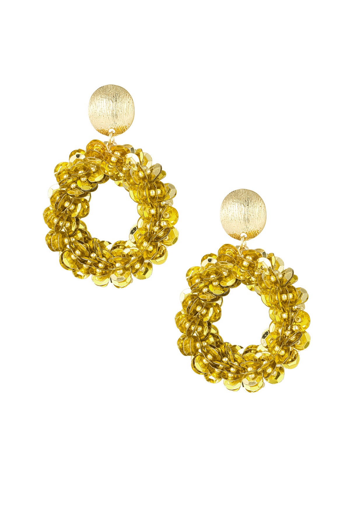 sequin spark earrings