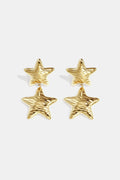 Stainless Steel Drop Earrings Star Casual Daily Simple Series Women's jewelry