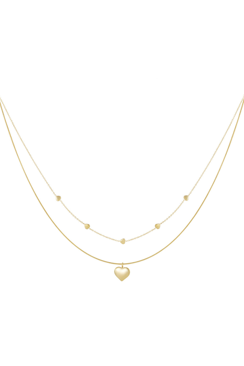 Layered Necklaces Heart Casual Daily Simple Series Women's jewelry