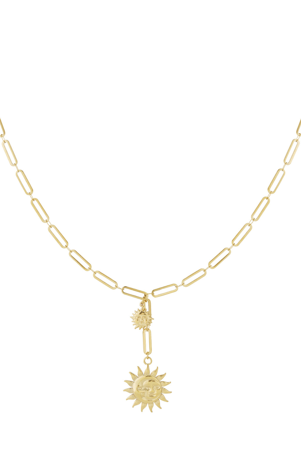Double Sun Necklace
