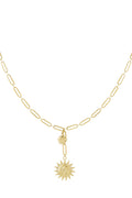 Double Sun Necklace