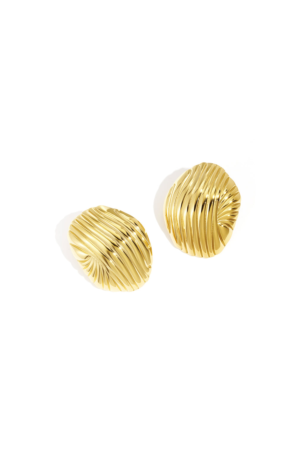 Stainless Steel Stud Earrings irregular shape Casual Daily Simple Series Women's jewelry