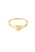 Double heart bracelet