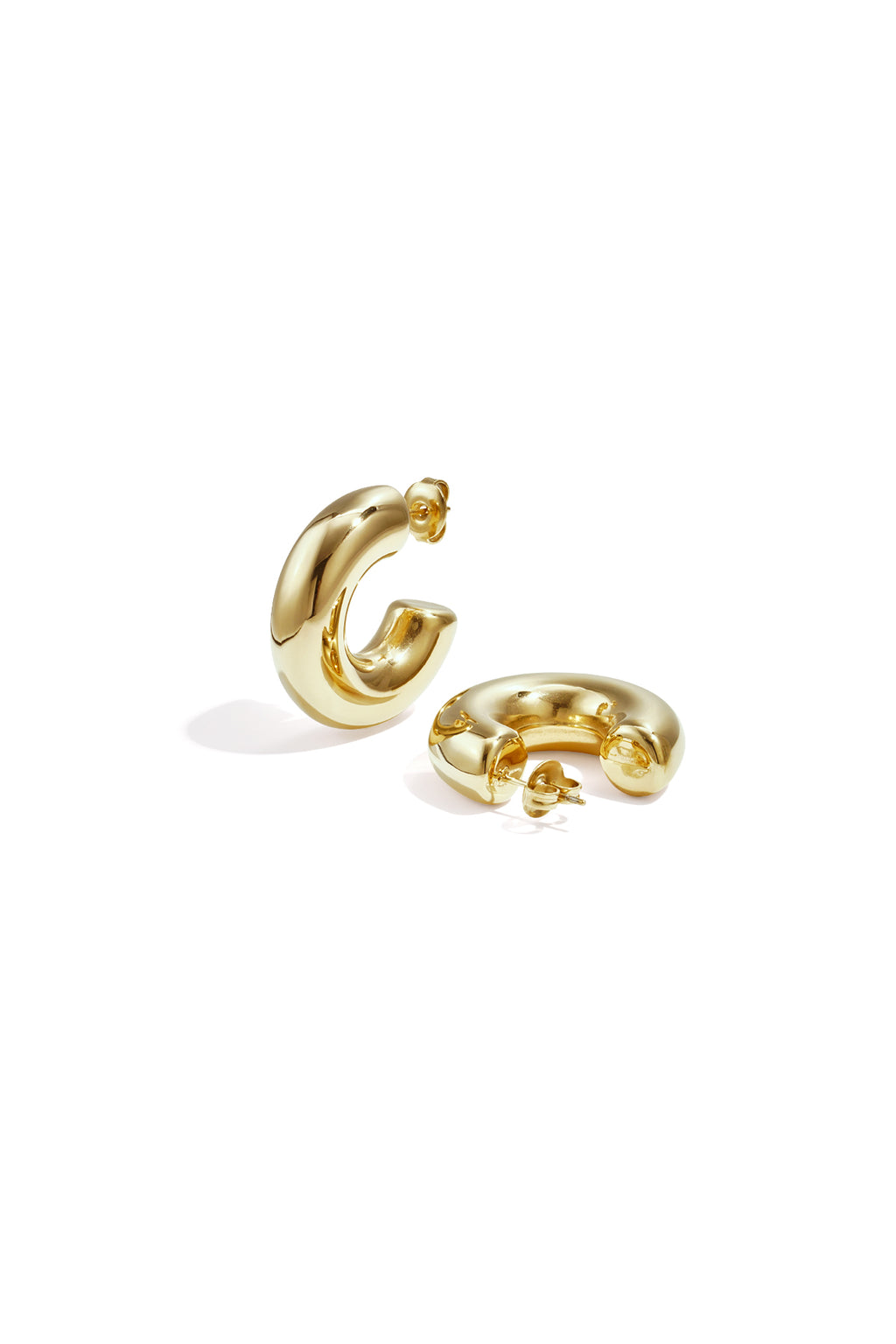earrings aesthetic basic half moon