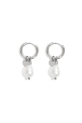 Earrings Pearl Drops Stainless Steel