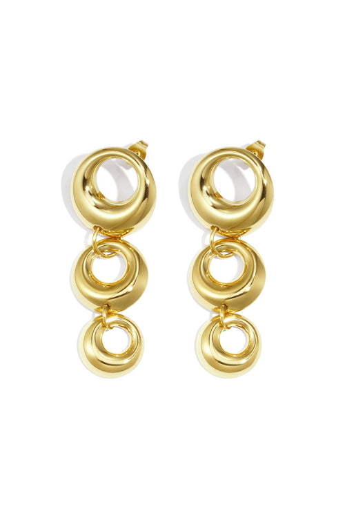 Stainless Steel Dangle Earrings circle Casual Daily Simple Series Women's jewelry