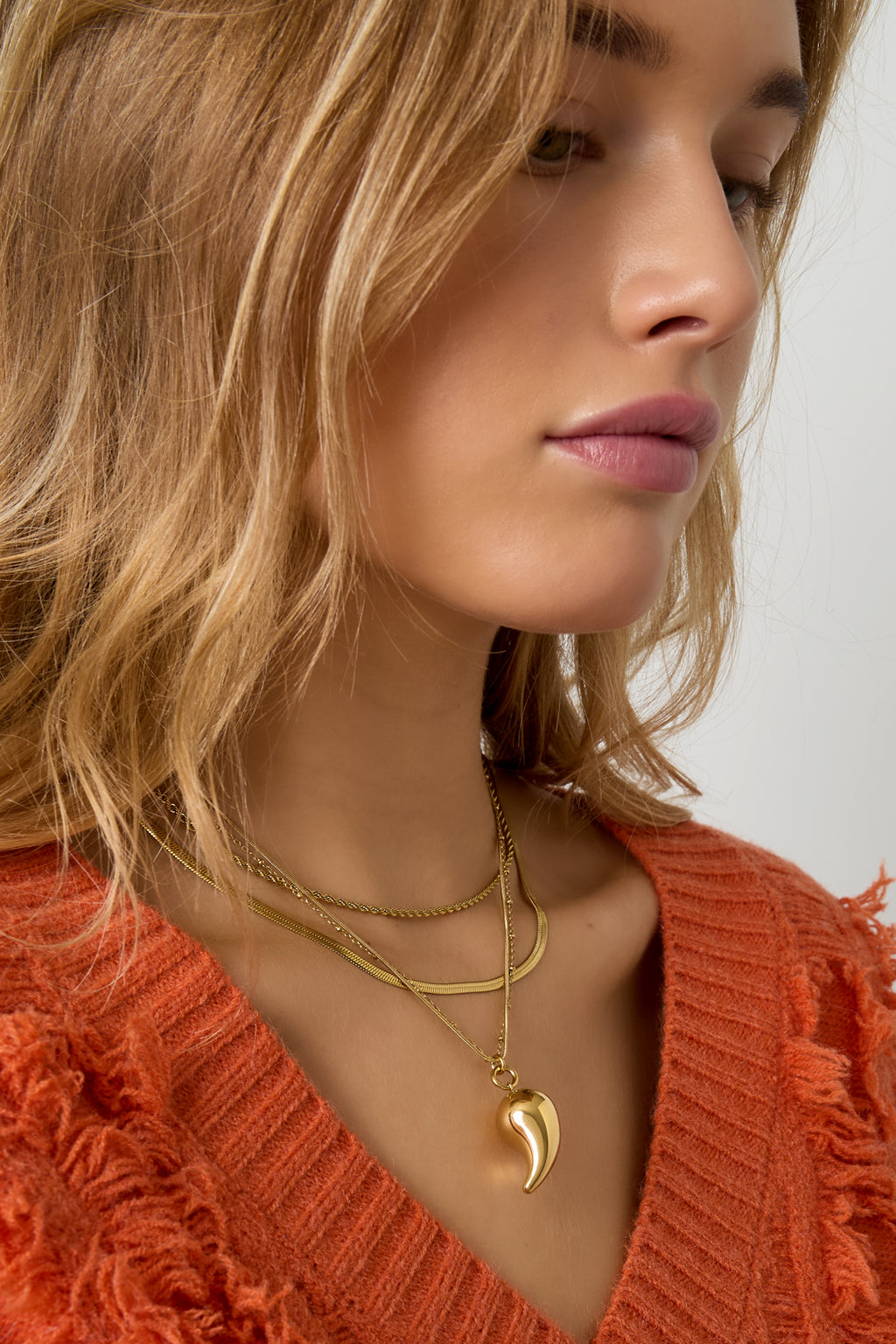 Pendant necklaces Droplet Casual Daily Simple Series Women's jewelry