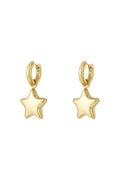 Stainless Steel Drop Earrings Star Daily Daily Simple Series Women's jewelry